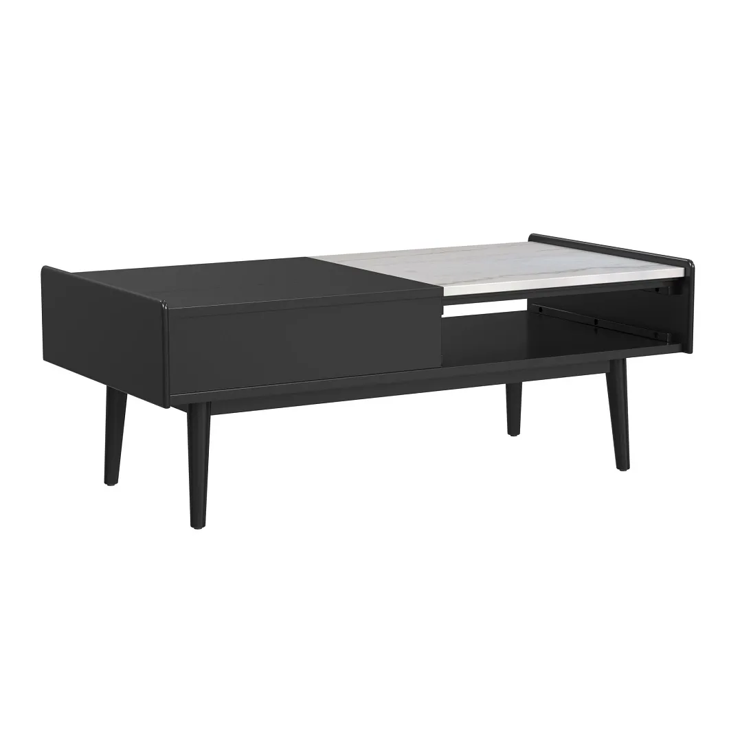 Joah Black Marble Lift Coffee Table