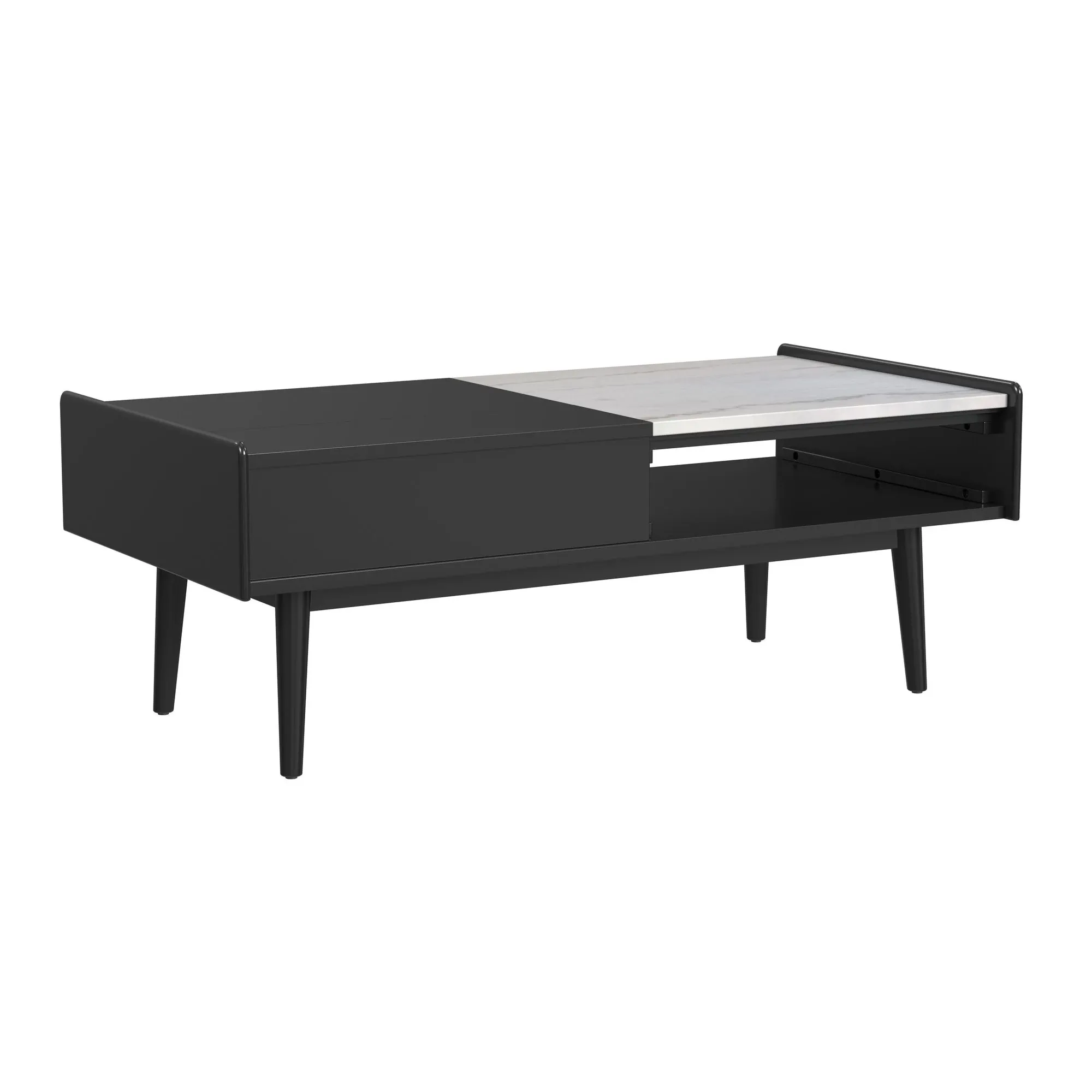 Joah Black Marble Lift Coffee Table