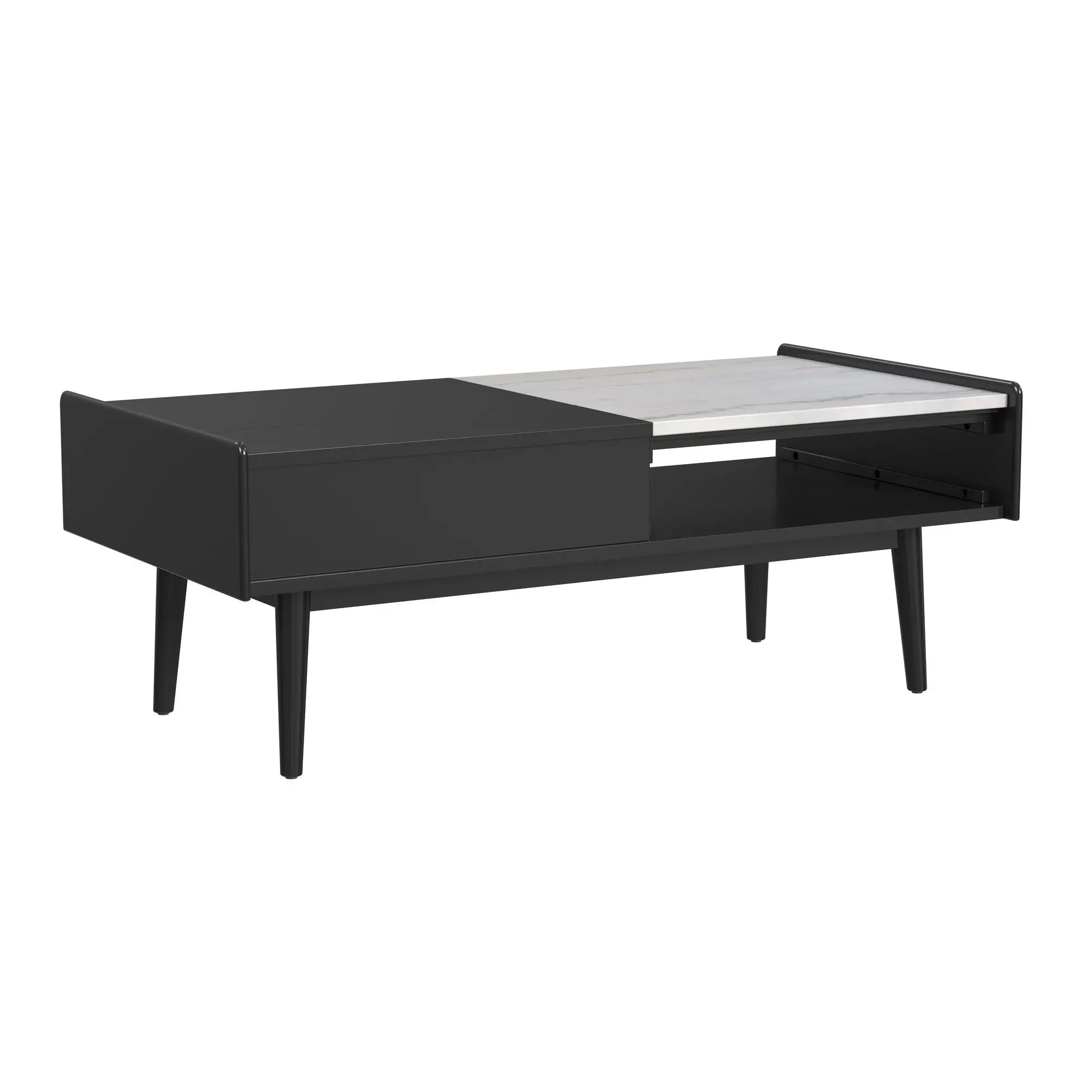 Joah Black Marble Lift Coffee Table Joah Black Marble Lift Coffee Table