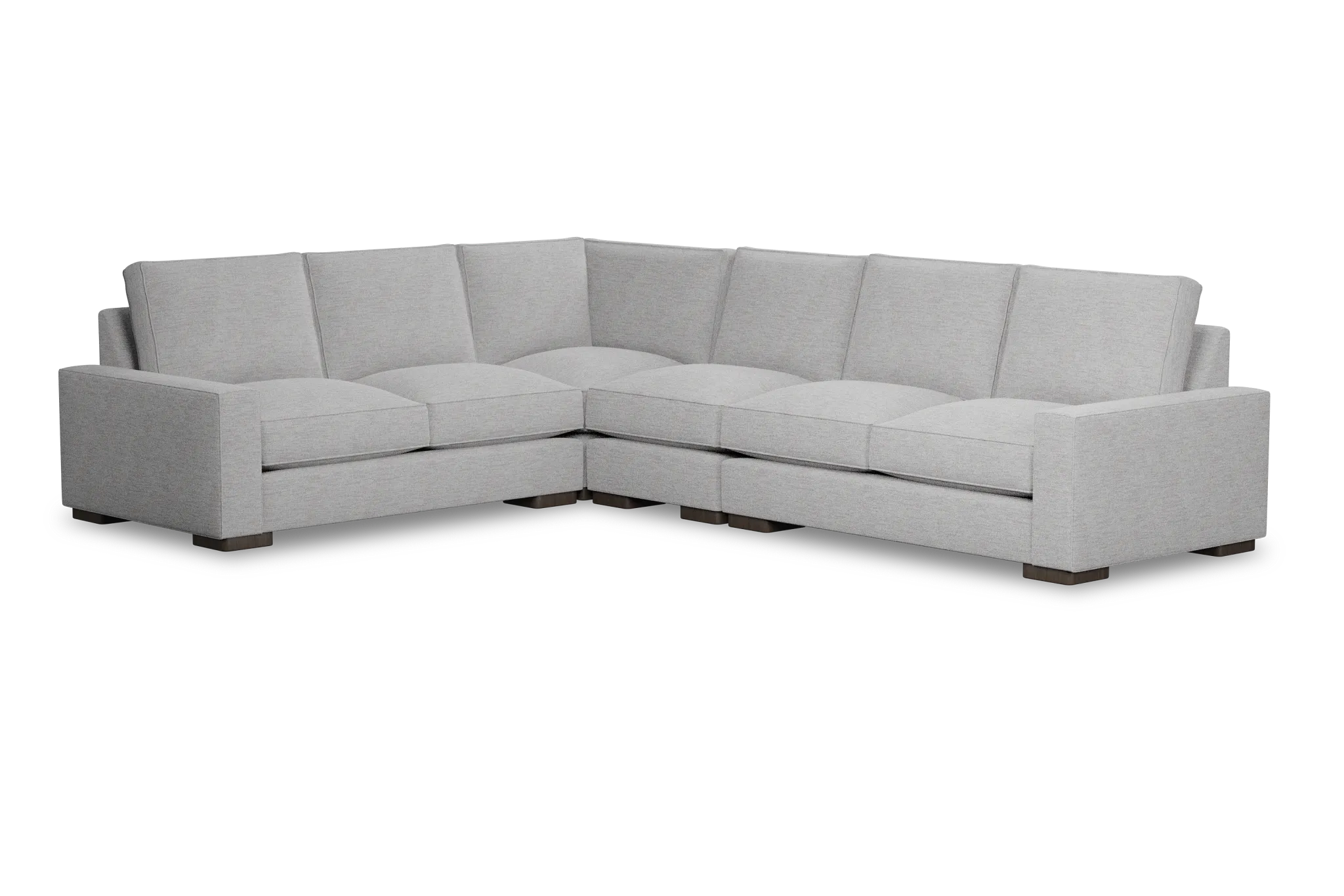 Edgewater Maguire Gray Medium Two-arm Sectional
