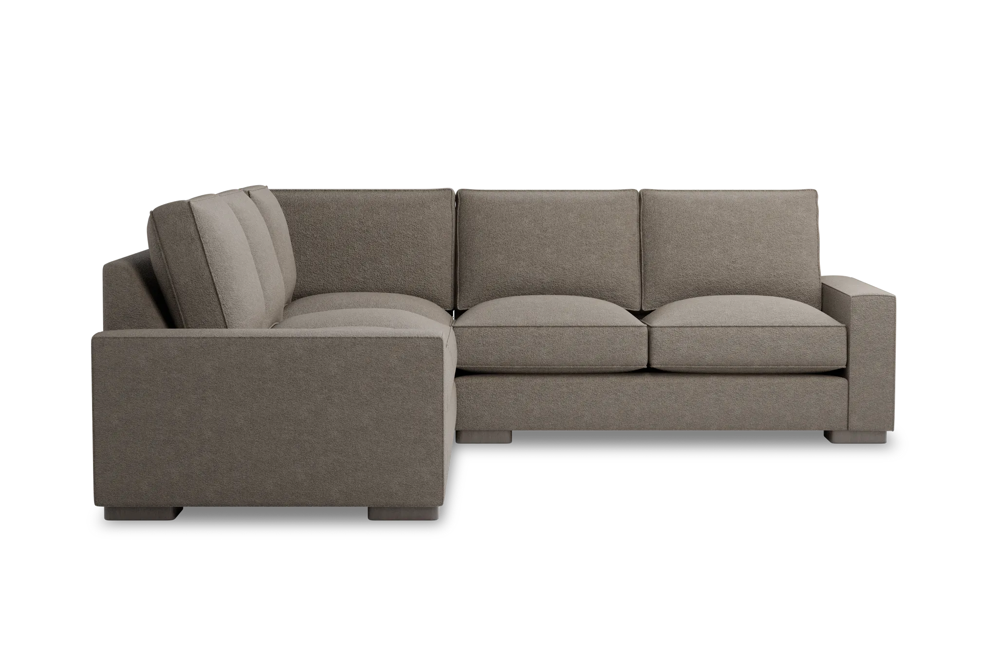 Edgewater Elite Brown Small Two-arm Sectional