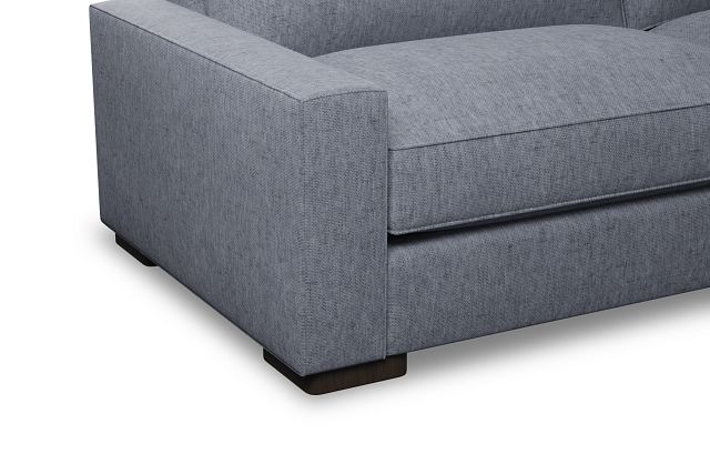 Edgewater Elevation Gray 96" Sofa W/ 2 Cushions