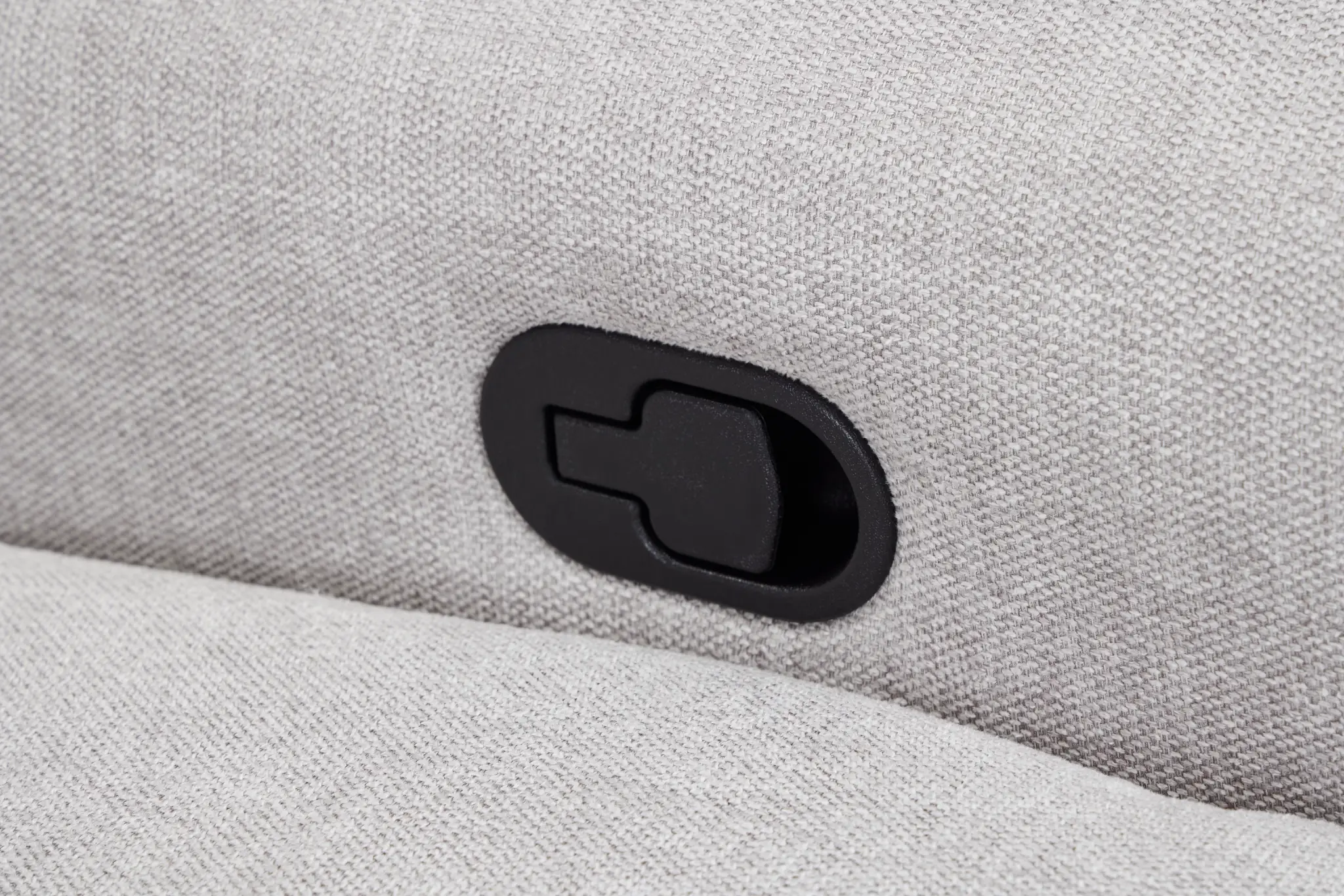 Callum Light Gray Fabric Medium Dual Manual 2-arm Sectional Callum Light Gray Fabric Medium Dual Manual 2-arm Sectional
