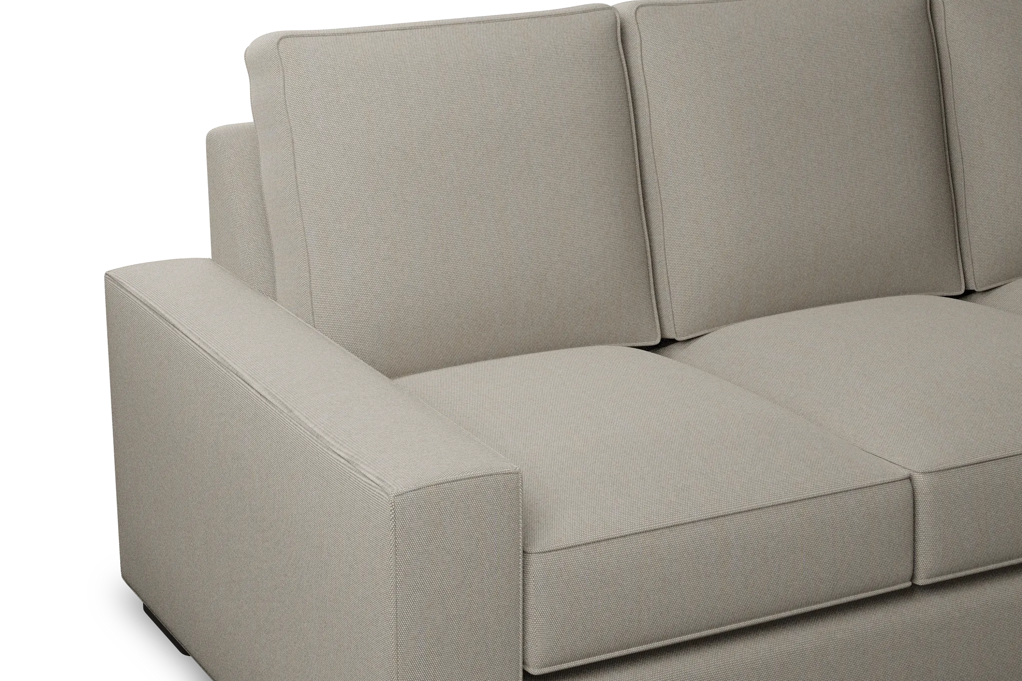 Edgewater Peyton Beige 84" Sofa W/ 3 Cushions