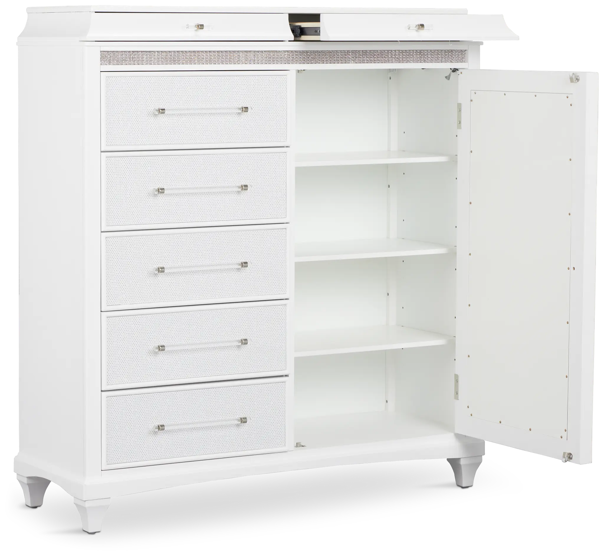 Milan White Door Chest Milan White Door Chest