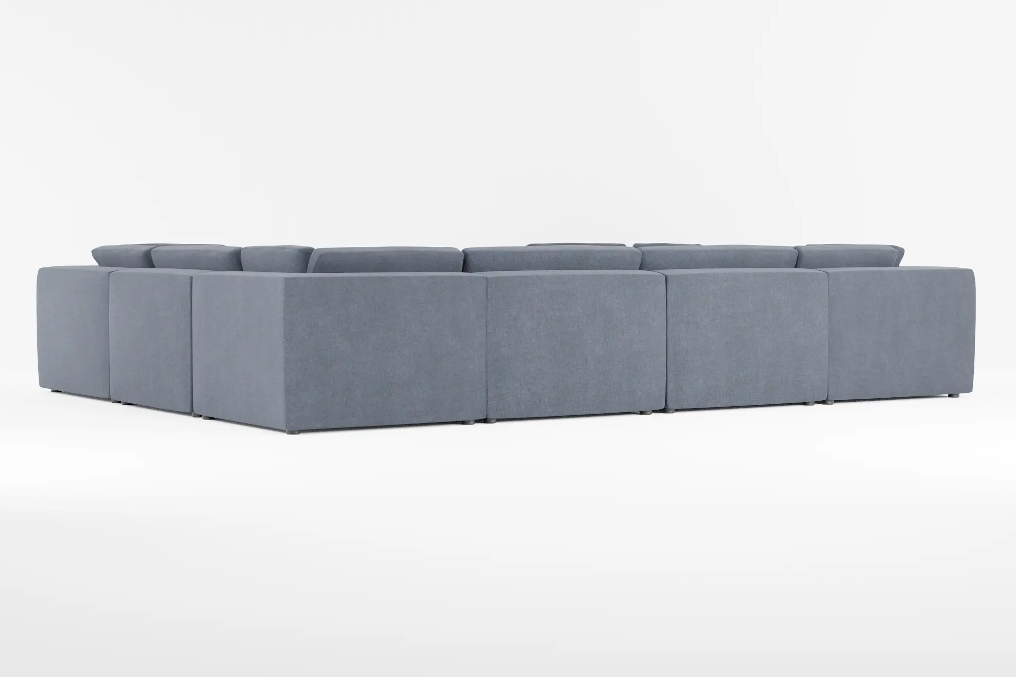 Destin Victory Dark Blue Fabric 8-piece Modular Sectional Destin Victory Dark Blue Fabric 8-piece Modular Sectional