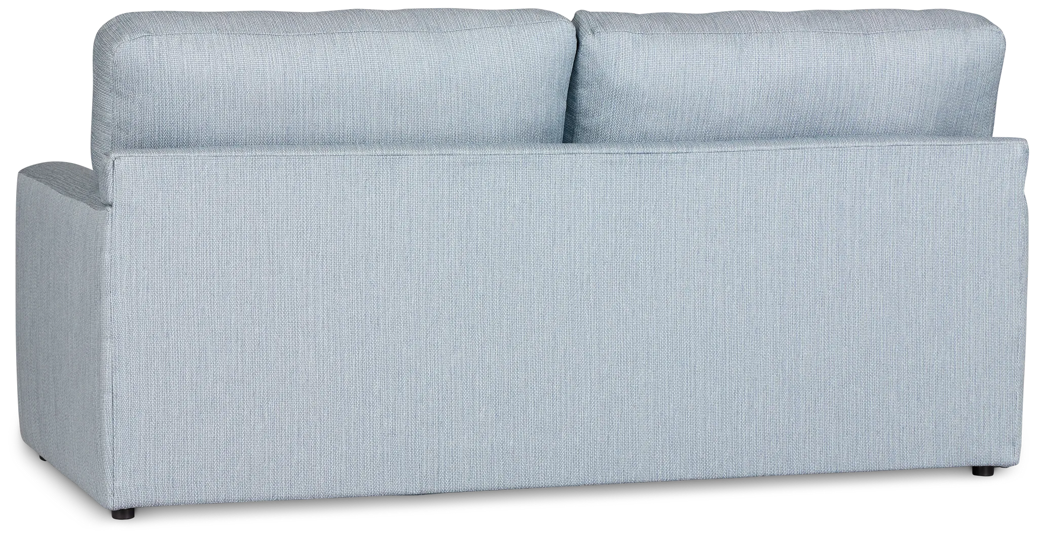 Rhodes Light Blue Fabric Memory Foam Sleeper