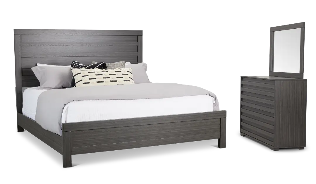 Everett Gray Panel Bedroom Everett Gray Panel Bedroom