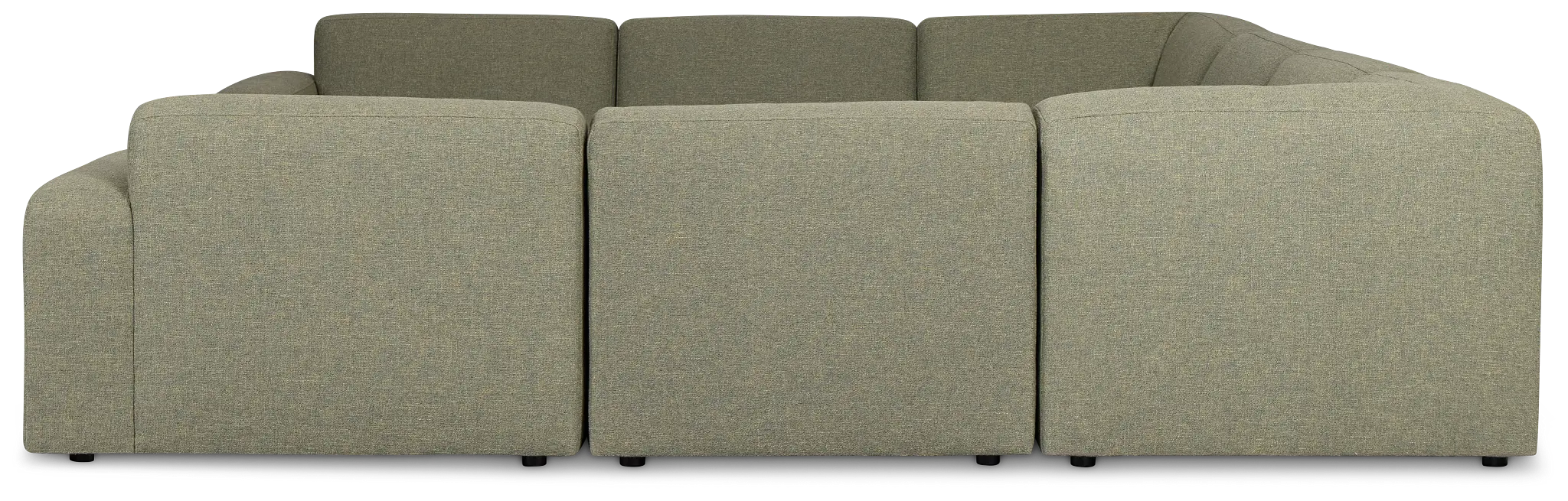 Baylor Green Fabric 8-piece Modular Sectional Baylor Green Fabric 8-piece Modular Sectional