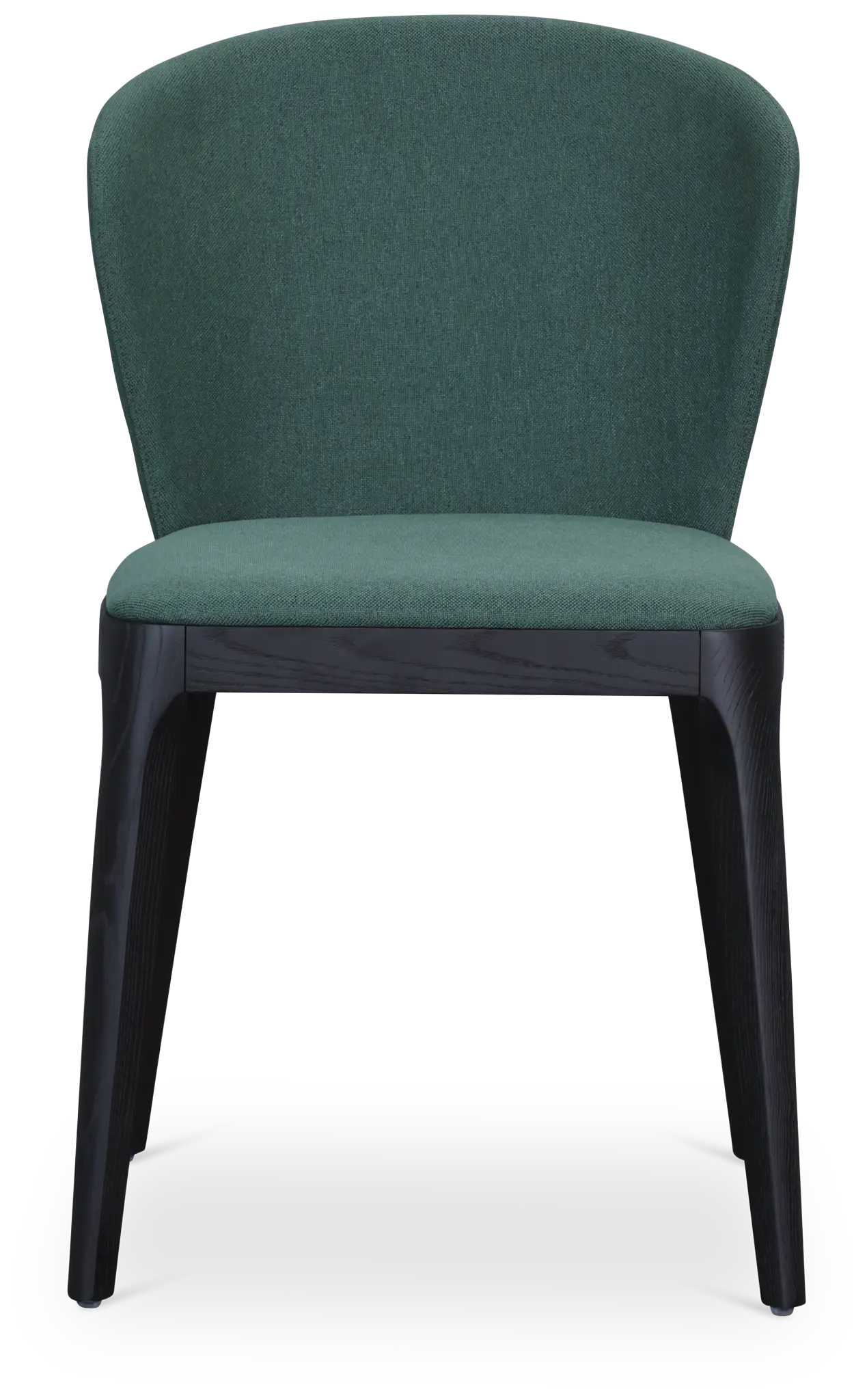 Nomad Dark Green Upholstered Side Chair W/ Black Legs Nomad Dark Green Upholstered Side Chair W/ Black Legs