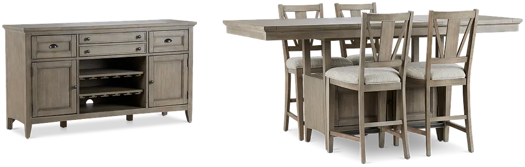 Heron Cove Light Tone High Dining Room Heron Cove Light Tone High Dining Room