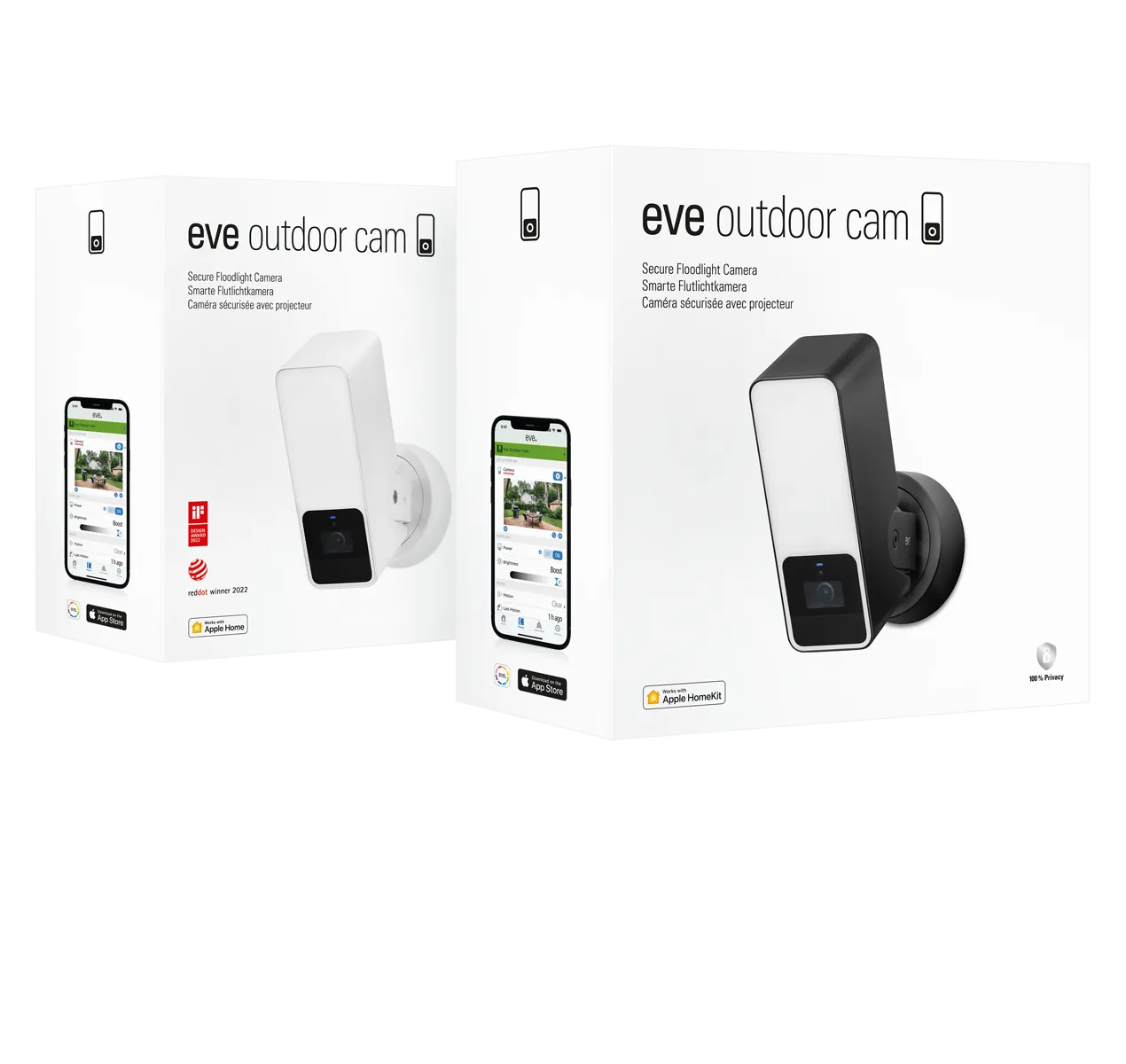 Eve White Outdoor Security Cameras
