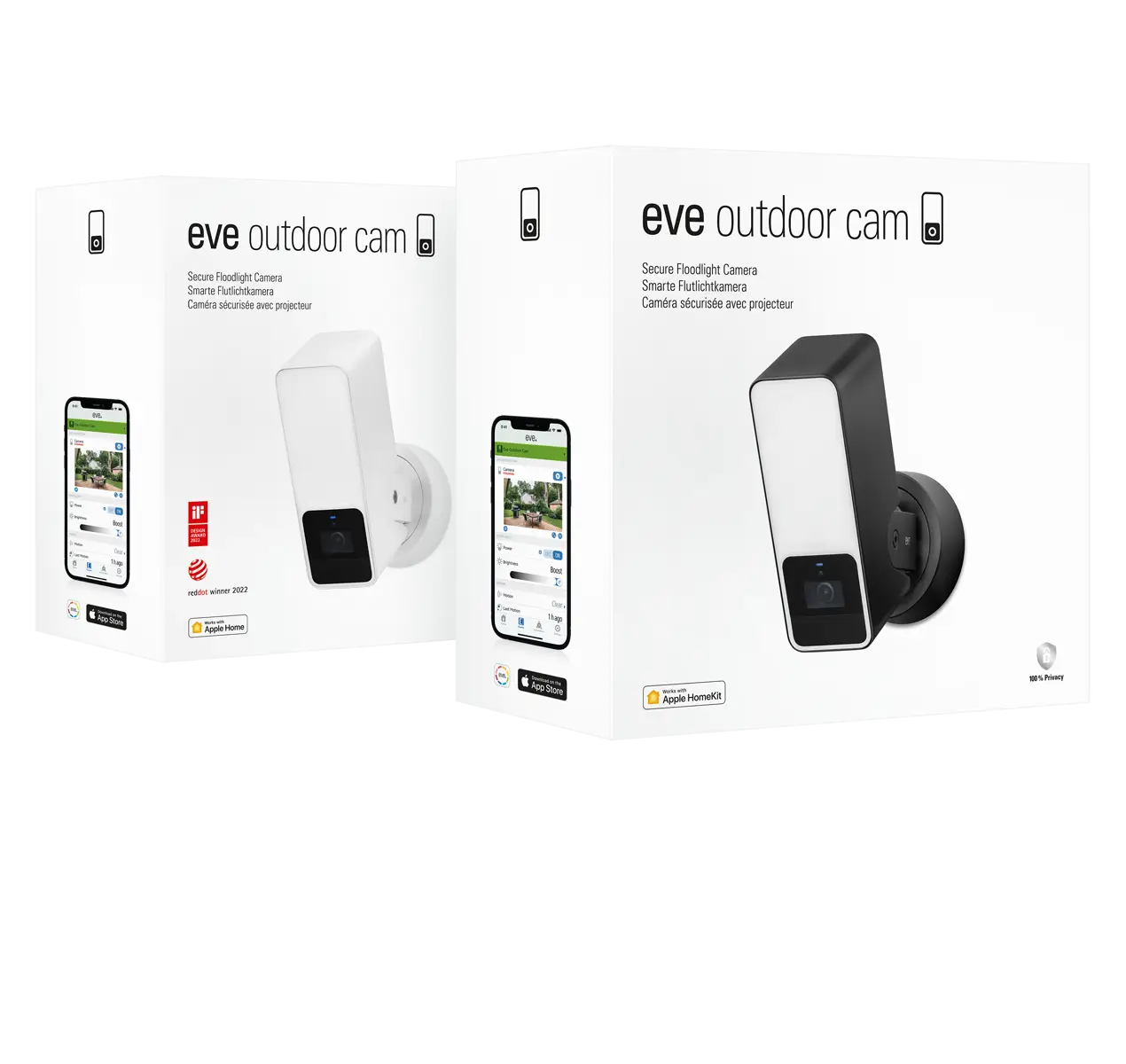 Eve White Outdoor Security Cameras Eve White Outdoor Security Cameras