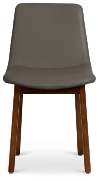 Hamilton Dark Gray Micro Upholstered Side Chair