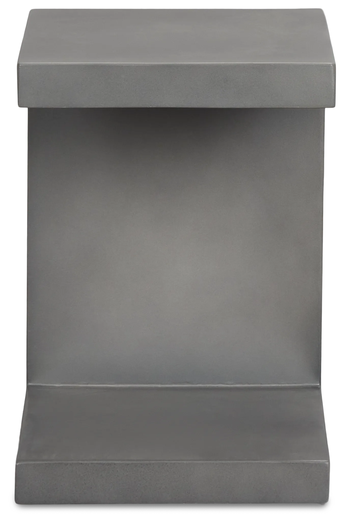 Brio Gray Square End Table