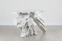 Ocean Drive White Wood Console Table