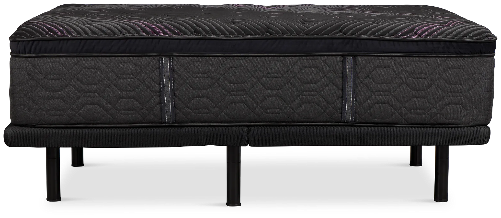 Beautyrest Black Series Two Plush Pillow Top Plus Adjustable Mattress Set