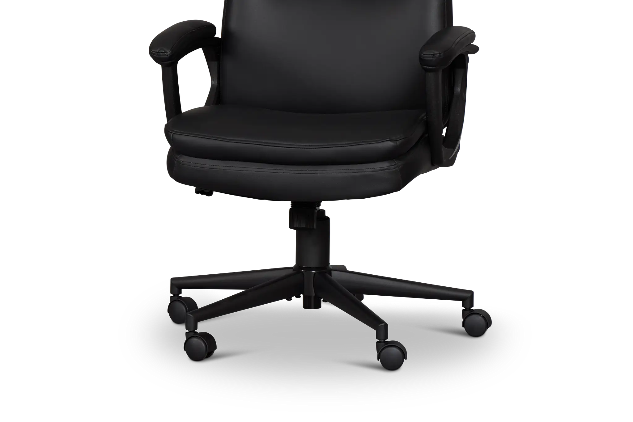 Krista Black Upholstered Desk Chair Krista Black Upholstered Desk Chair