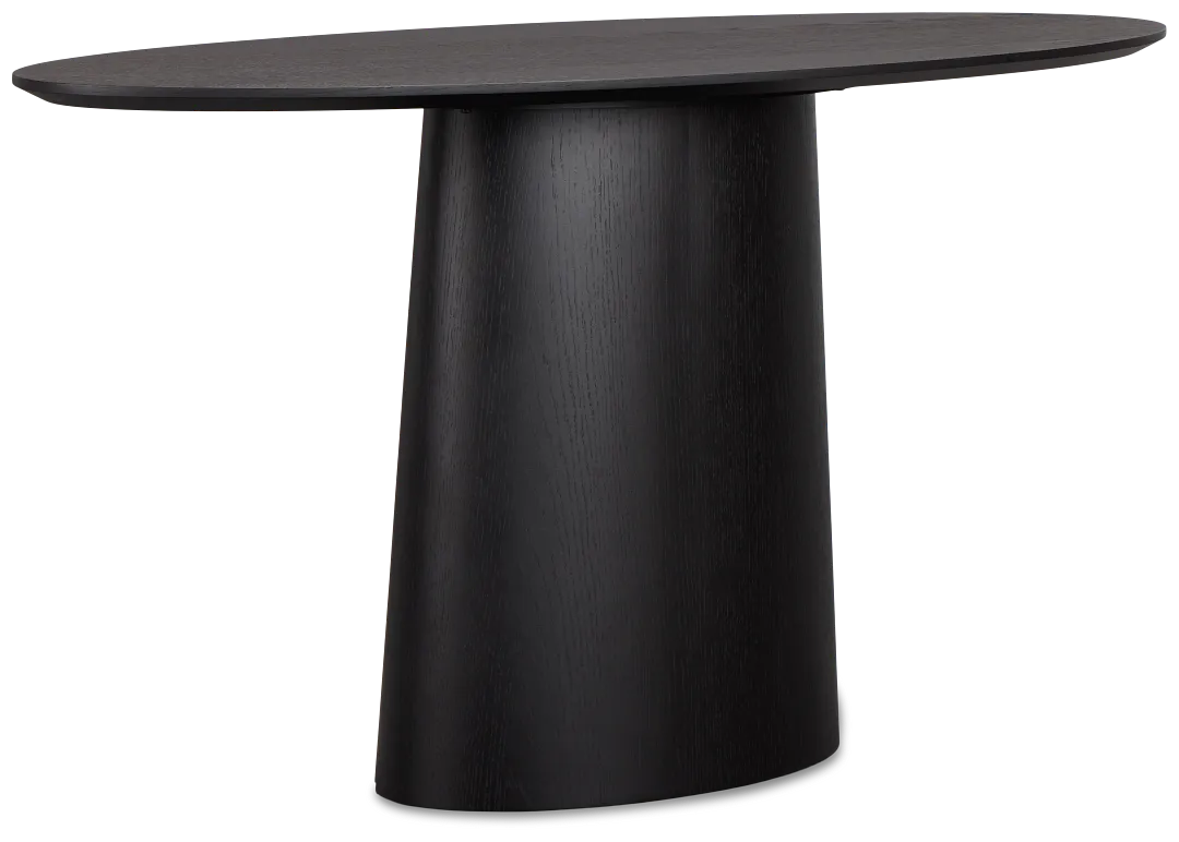 Nomad Black Oval Sofa Table