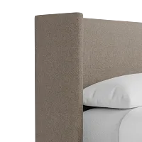 Captiva Elite Brown 48" Upholstered Shelter Bed