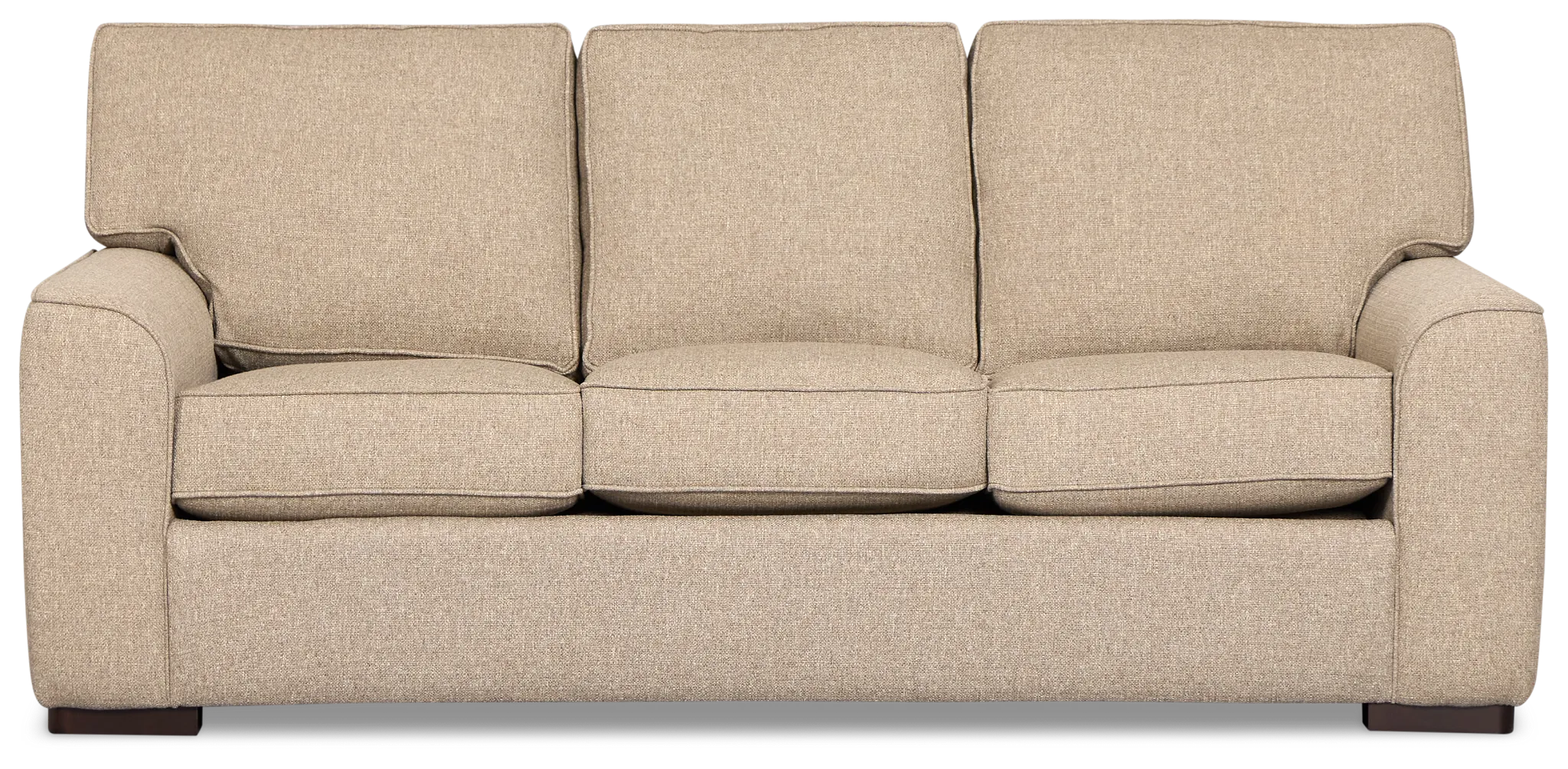 Sinclair Brown Fabric Memory Foam Sleeper