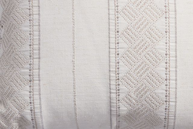 Hermione Beige 18" Accent Pillow
