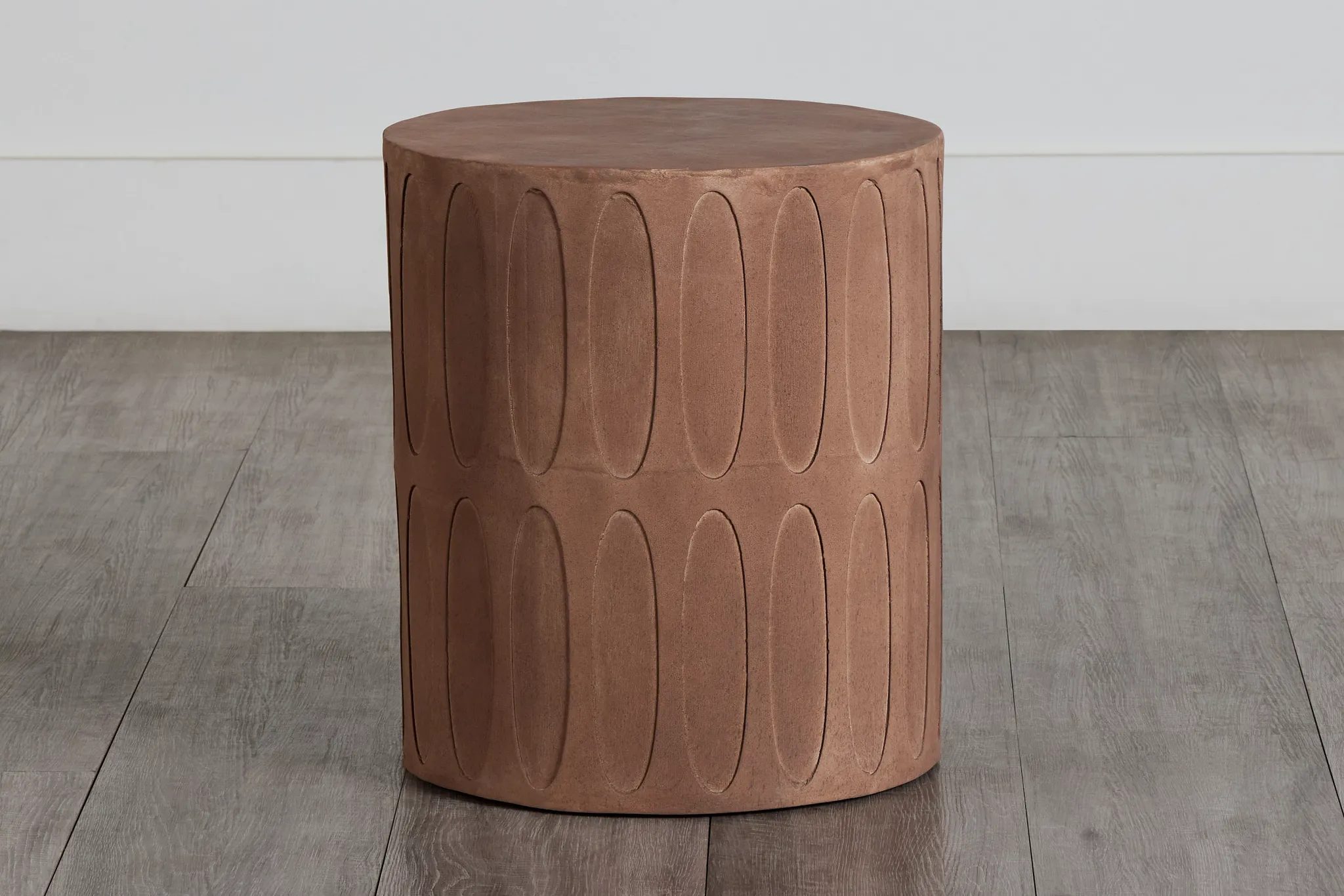Abbot Gray Round Accent Table