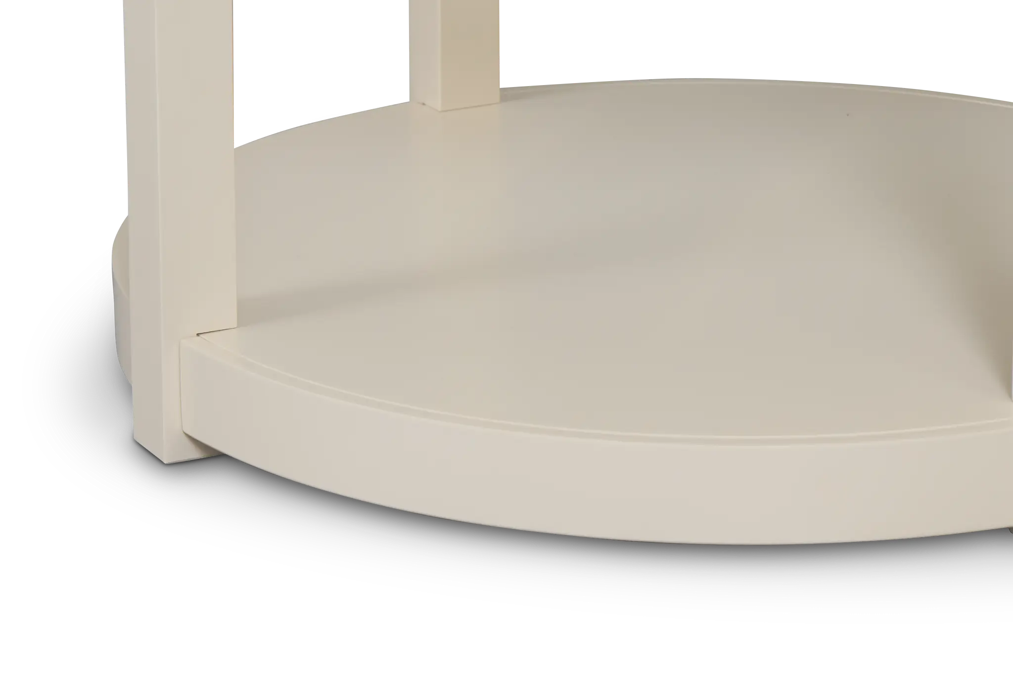 Hurley White Round Coffee Table Hurley White Round Coffee Table