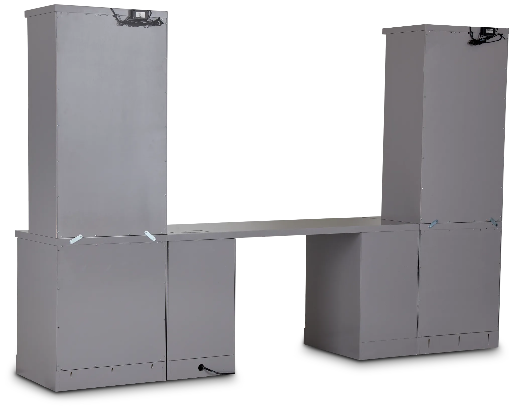 Newport Gray Drawer Wall Desk