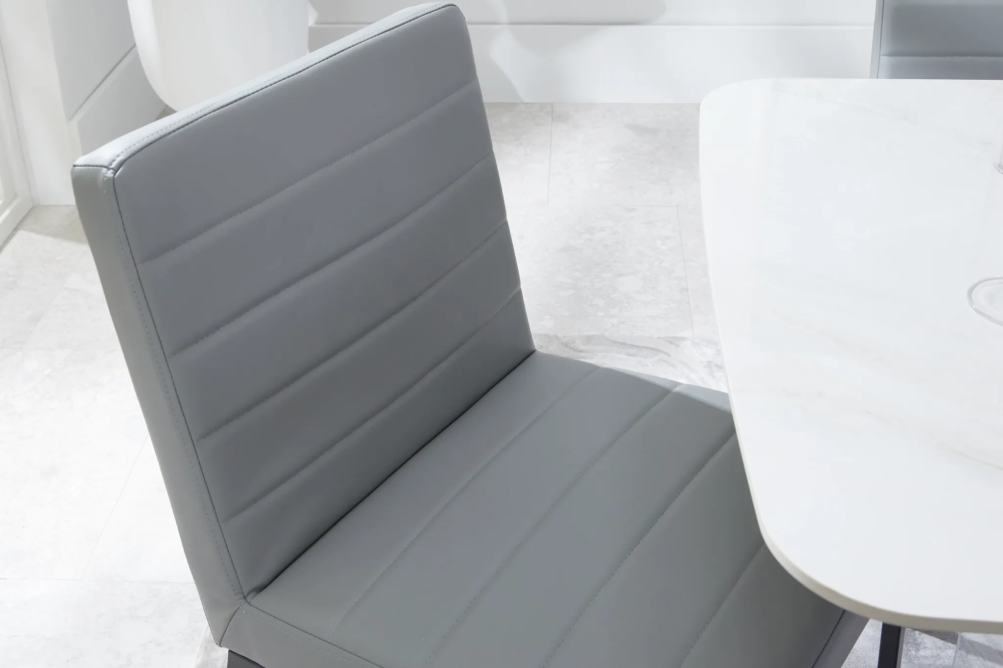 Geneva Gray Upholstered Side Chair