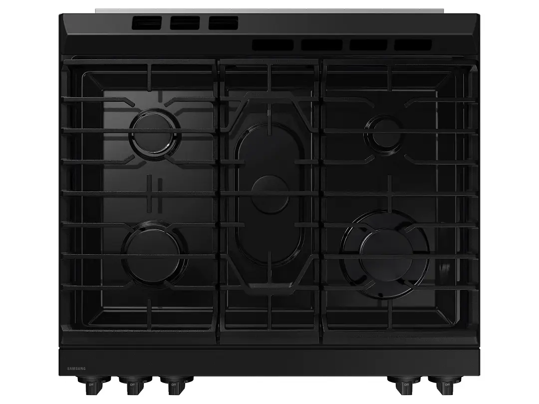 Samsung Bespoke Series Black Gas Range Samsung Bespoke Series Black Gas Range