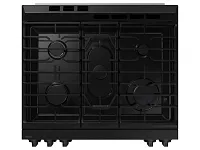 Samsung Bespoke Series Black Gas Range