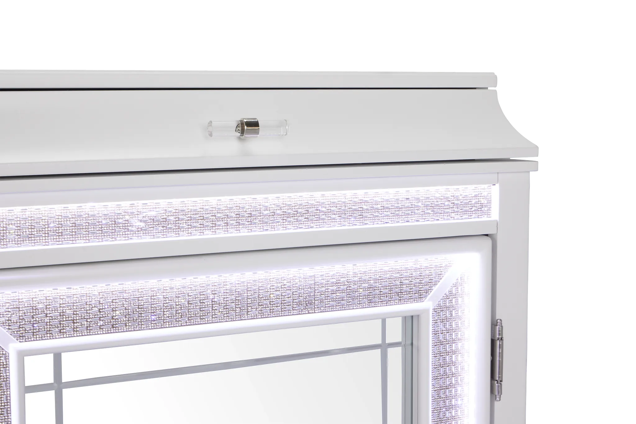 Milan White Door Chest