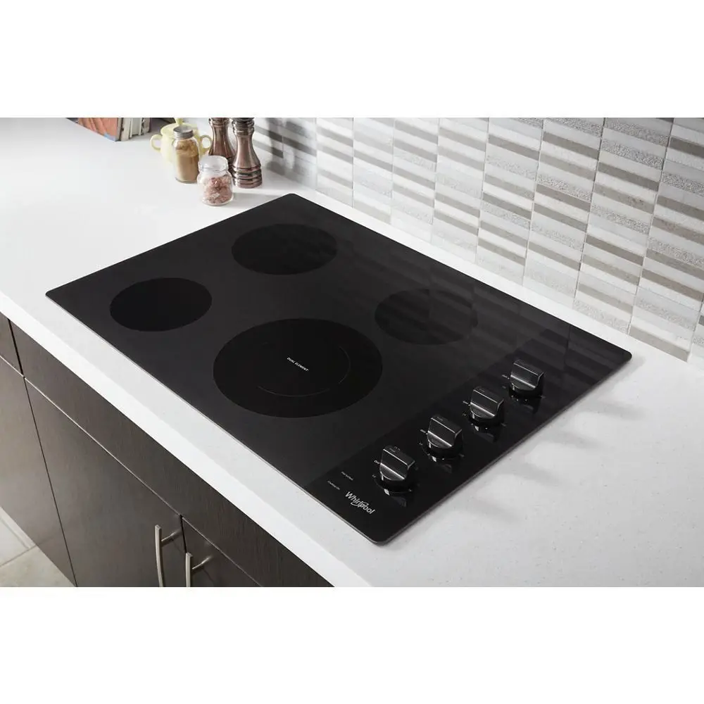 Whirlpool 55 Series Black Electric Cook Top Whirlpool 55 Series Black Electric Cook Top