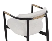 Isla Ivory Upholstered Arm Chair
