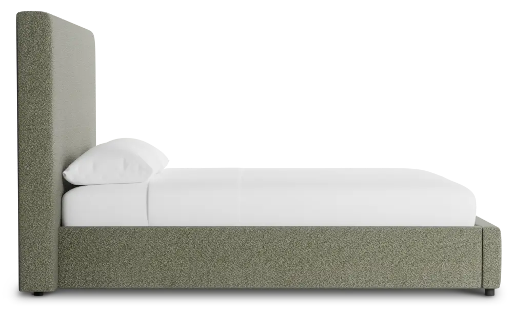 Grayton Sutton Green 54" Upholstered Platform Bed Grayton Sutton Green 54" Upholstered Platform Bed