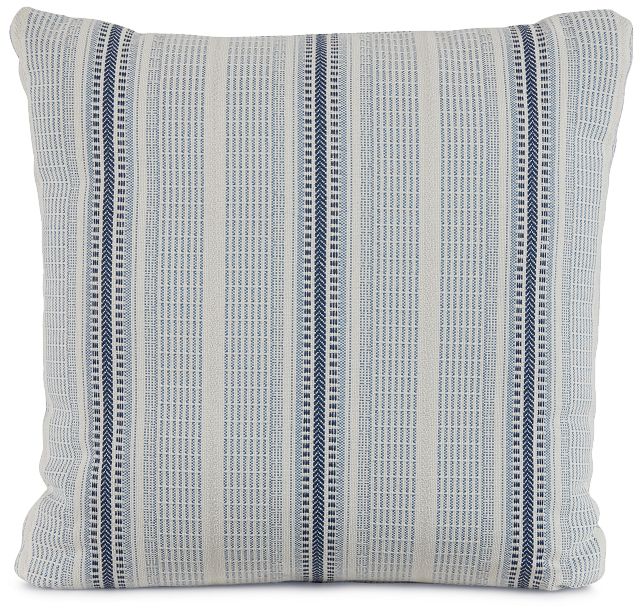 Lang Blue Fabric 18" Accent Pillow (1)