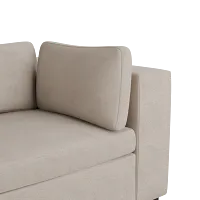 Destin Sutton Beige Fabric 4-piece Bumper Sectional