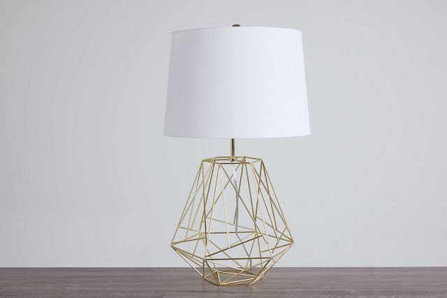 Cage Gold Table Lamp