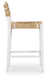 Nantucket Light Tone Woven 24" Woven Barstool