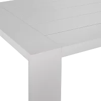 Linear White 70" Rectangular Table