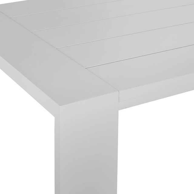 Linear White 70" Rectangular Table