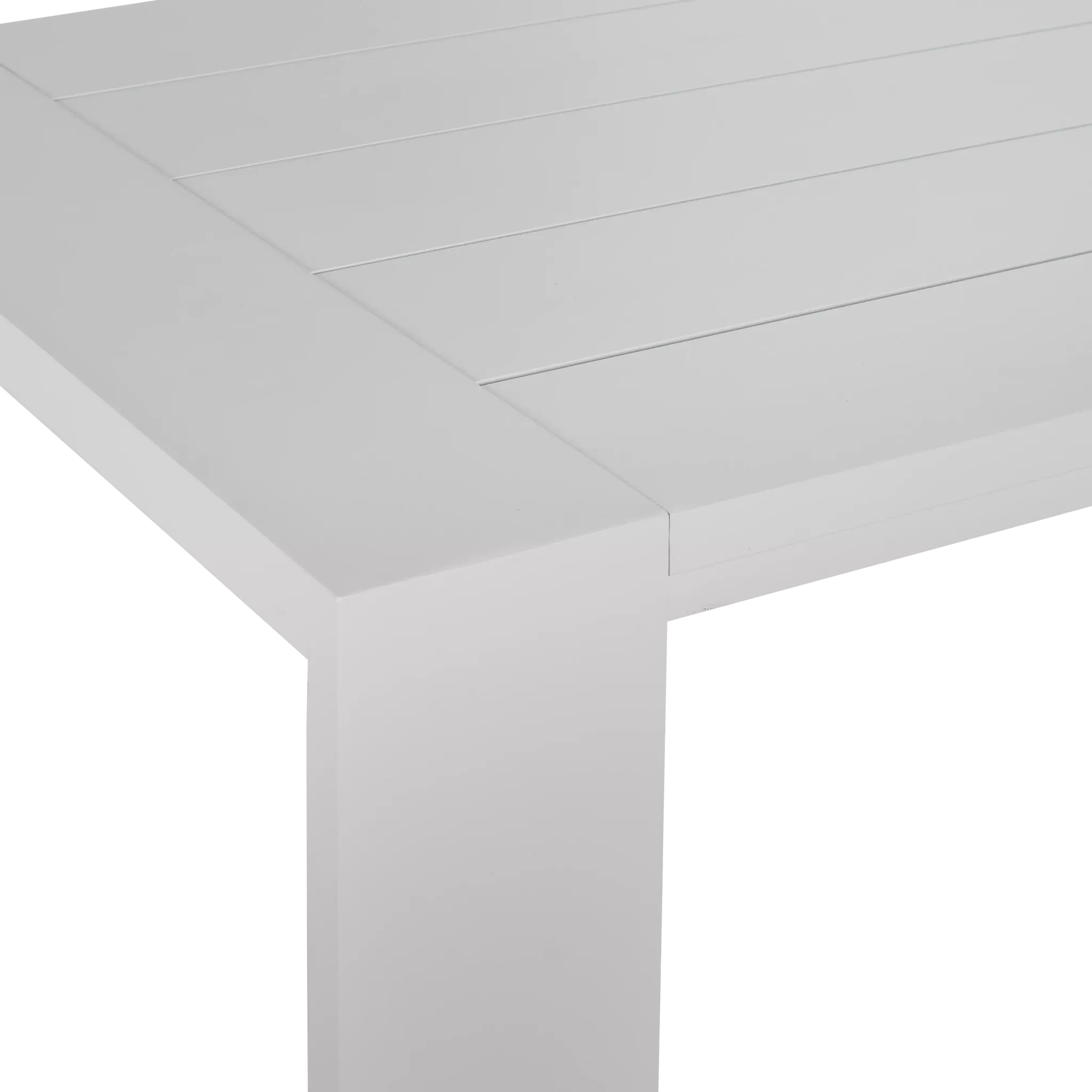 Linear White 70" Rectangular Table