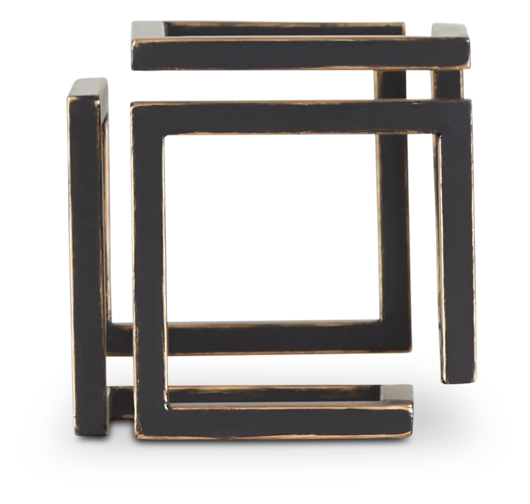 Cube Black Small Tabletop Accessory Cube Black Small Tabletop Accessory