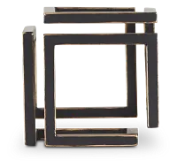 Cube Black Small Tabletop Accessory