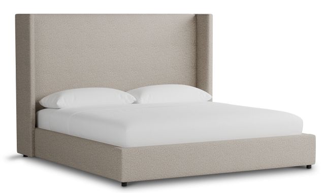 Captiva Gellar Brown 60" Upholstered Shelter Bed