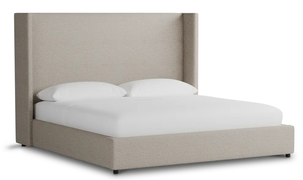 Captiva Gellar Brown 60" Upholstered Shelter Bed Captiva Gellar Brown 60" Upholstered Shelter Bed