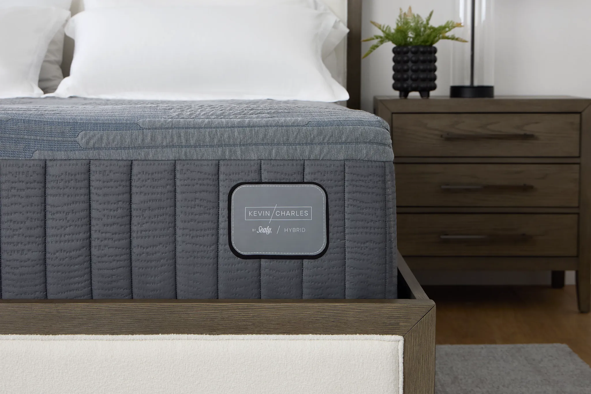 Kevin Charles By Sealy Hybrid 12.25" Plush Mattress