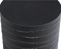 Kelys Black Round End Table