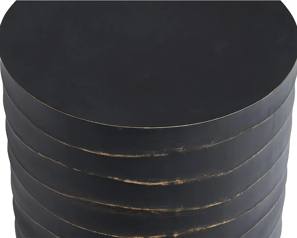 Kelys Black Round End Table Kelys Black Round End Table